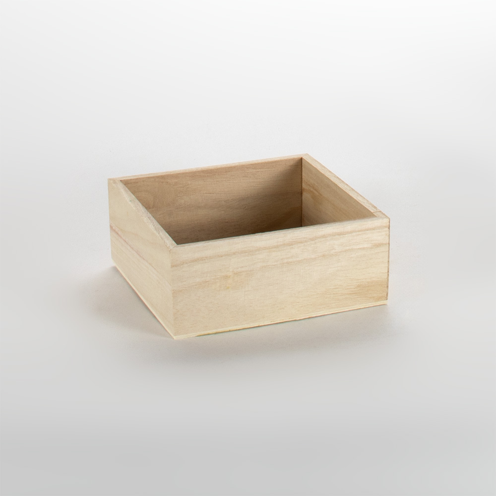 Small Natural Wood Box
